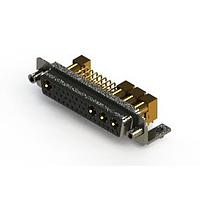 EDAC 630-36W4640-5T5 Mixed Contact D-Sub Connectors Right-angle Power Combo D-Sub Connector