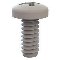 Essentra Components 010256W018PC Phillips Pan Phillips Screw, #2-56 Thread, 3/16 Lg