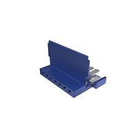 Amphenol FCI 65801-007LF Connectors Clincher&trade; Flex Connectors, Receptacle Assembly, Single Row, 7 Positions, 2.54mm (.100in) Pitch.