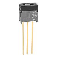 NKK Switches AS13BP Subminiature Slides SPDT ON-OFF-ONFLUSH STRAIGHT