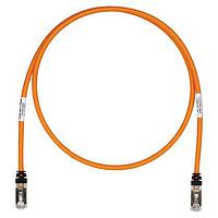 Panduit STP6X18MOR Cat 6a Copper Patch Cord, Cat 6A, Orange S/FTP