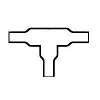 Raychem - TE Connectivity 301A034-4-0 Transition Boot, T-shaped HS-BOOT 222F285-71-0