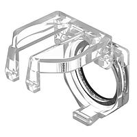 EAO 704.925.2 Protective Cover PSHBTN ACTUATOR MNT MOM SLVR