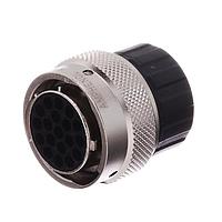 Amphenol SINE Systems RT061619SNHEC03 Connectors 19 Position Plug, Female, Shell Size 16, Silicone Seal, and End Cap with Indivdual Wire Sealing