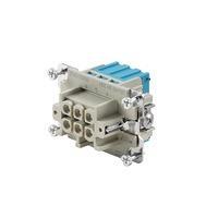 Weidmuller 2535110000 Heavy Duty Power Connectors HDC HE 06 N FQT BL