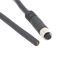 NorComp CCA-000-M01R217 Sensor Cables / Actuator Cables M12 8 pos Female r/a to blunt 1m