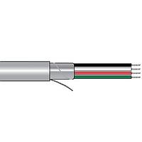 Alpha Wire 6300/10 SL001 Communication and Control 24 AWG, 10 Conductor Communication Cable, Shielded, 1000 ft  - Slate