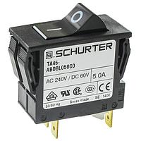 Schurter 4430.1201 Thermal TA45 BLK ROCKER 5.0A
