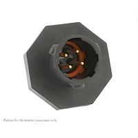 Eaton Souriau-Sunbank UTS78E4PM12 Receptacles Plastic threaded receptacle, without backshell, with 4 male solder contacts, IP68/69K in unmated conditions