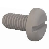 Essentra Components 50M035060N007 Pan Slotted Pan Slotted Screw, M3.5 X .6 Thread, 7mm Lg