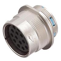 Amphenol SINE Systems AHDM04-24-16SR Connectors Receptacle Kit, shell size 24, 16 positions, socket, reduced diameter seal, wide thread
