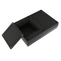 Serpac 172AC,BK Electrical Enclosures S Series Flat Texture Top w/ Acces Comp 6.88 x 4.88 x 2.00", Black
