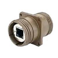 Amphenol Socapex RJFTVB2GISONI Field Thru Bulkhead Recept Insert Metal Olive