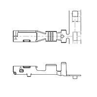 Yazaki 7116411202 Terminals TERM YESC FEM 2.8MM UNSLD