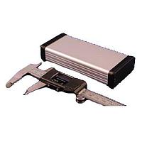 Hammond Manufacturing 1455C1202 PC Board 4.8x2.2x.91"Extruded wPlasticEnds Clear