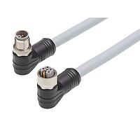 Molex 1205010229 Sensor Cables / Actuator Cables M12 Double-Ended Cordset 5 Poles  Female to Male (90) 16 AWG Gray 10m  Lngth