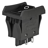 NKK Switches JWM21BA2A-A Rocker Switches DPST TV5 RATED BLK BARIER/CAP VERT MARK