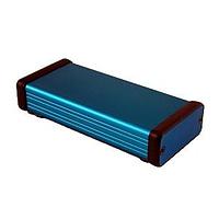 Hammond Manufacturing 1455C1201BU PC Board Metal End Panel/Blue 4.72 x 0.91 x 2.13"