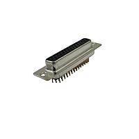 Adam Tech HDT44-ST High Density D-Sub Connectors CONN D-SUB HD RCPT 44P VERT SLDR
