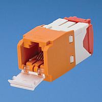 Panduit CJD5E88TGOR Modular Connectors / Ethernet Connectors Mini-Com Shuttered Module Cat 5e UTP