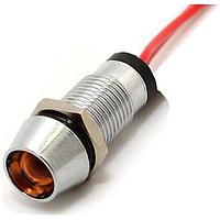 Mallory Sonalert FL1M-8CW-4-Y2V Indicators LED YEL 8MM NUT 2VDC