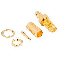 Amphenol RF 132237 Connectors SMA BULKHEAD JACK LMR200