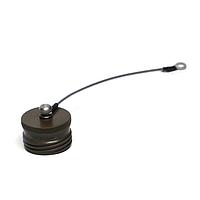 Amphenol PCD D38999/32J9N Plugs Dust Cap Composite Plug W/SS Rope & Ring CAD