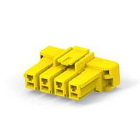 AMP Connectors - TE Connectivity 3-1376390-4 Power to the Board 5MM POWER KEY 4P PLUG HSG YELL