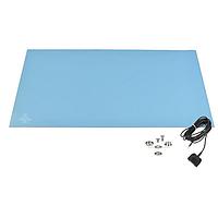 SCS 770074 Anti-Static, Mat Mat Kit, Rubber, R3, Light Blue, 24'' X 48''
