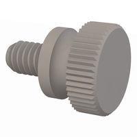 Essentra Components 090832025T Thumb Screw Knurled Thumb Screw, #8-32 Thread, 1/4 Lg