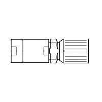 AMP Connectors - TE Connectivity 1393682-1 RF Connectors / Coaxial Connectors C42334A 75A 2 KABELSTECKER