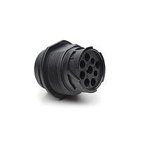 Amphenol SINE Systems AHD10-9-1939P-B022 Connectors 9 Position Recpt Jam Mount, Type 1