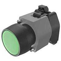 EAO 704.029.5 LED Illuminated pushbutton-actuator black/green D29 mom screw