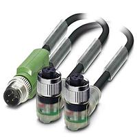 PHOENIX CONTACT 1669055 Sensor Cables / Actuator Cables SAC-3P-M12Y/2 X1.5-PUR/M12FR-2L