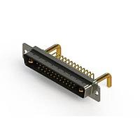 EDAC 629-27W2250-3T1 Mixed Contact D-Sub Connectors Right-angle Power Combo D-Sub Connector