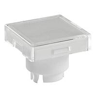 NKK Switches AT3004JB Cap, Square SQ COVER CLR/WHITE