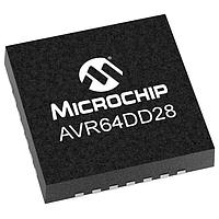 Microchip Technology AVR64DD28-I/STX MCUs 64KB, 8KB RAM, 28p, 24MHz, MVIO, 12b ADC, ZCD, DAC, 2xUART, SPI, TWI