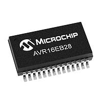 Microchip Technology AVR16EB28-I/SS MCUs 16KB RWW,2KB RAM,28p,20MHz,12-bit ADC,PGA,UART,SPI,I2C,2xTCB,TCEX,TCF,WEX