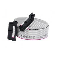 Mikroe MIKROE-2926 IDC Socket Cable Flat Cable with 16-pin female connectors, 20 cm