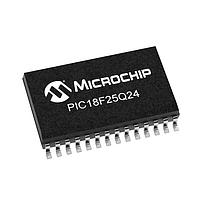 Microchip Technology PIC18F25Q24-I/SO Microcontrollers 32KB Flash, 2KB RAM, 512bytes EEPROM, MVIO, 10b ADC2, 8b DAC, ACP, Comp, PWM,
