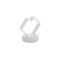 HellermannTyton 151-03646 Magnetic Clip Magnetic Clip, Large, 1", Neodymium Magnet/POM/ST, 15lb Pull Force, White