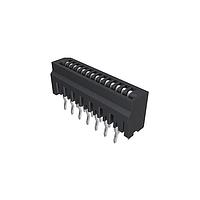 Amphenol FCI HLW14S-2C7LF Board Mount 1.00mm Flex Connectors, HLW-S series, 14 Position, Top Entry Non-ZIF Connector, 1mm (0.039inch) Pitch, Kinked Terminal