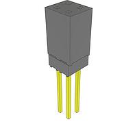 Samtec ESQ-102-14-G-D Sockets Elevated Socket Strip, 0.100" Pitch