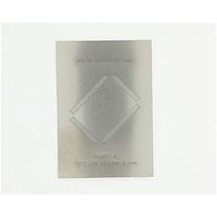 Chip Quik PA0221-S Sockets & Adapters TQFP-128 Stainless Steel Stencil
