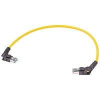 HARTING 09488585587100 Cat 6a VB RJ45-VB RJ45 Yellow 10m
