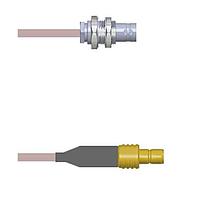 Amphenol Custom Cable Q-0703N000R012i RF Cable Assemblies BNC-SJB/SMB-SJ G316D 12I