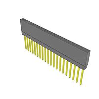 Samtec ESQ-120-39-G-S Sockets Elevated Socket Strip, 0.100" Pitch