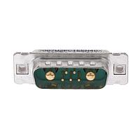 Amphenol CONEC 3007W2PCT55N40X Plug 7W2 M RA.318 15A CNT MTL BRKT PCB CLIPS