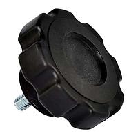 Essentra Components 462059 Scalloped Knob PHENOLIC SCALLOPED KNOB M6 x 30mm STUD