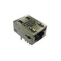 Amphenol Commercial Products RJMG2010S9930NR Magnetic Jack R/A,DipType, LowProf ShortBodTabDwn3pnLE